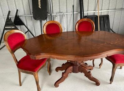 Mahogany Dining Table and Chairs