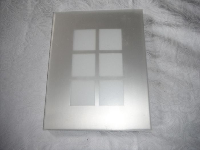 BNIB, Brushed chrome type picture frames