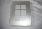BNIB, Brushed chrome type picture frames