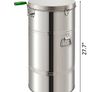 Portable Manual 2 Frame Stainless Steel Honey Extractor Image 3