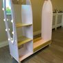 wooden dress up rack with lights Image 4