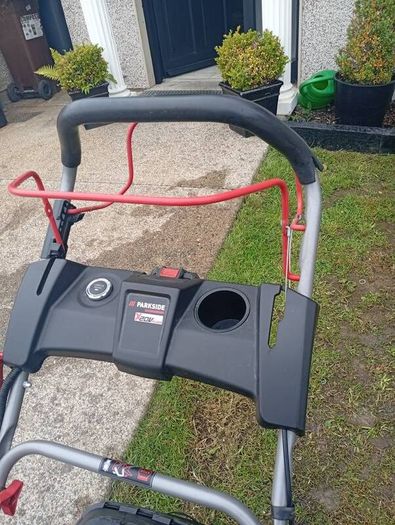 petrol lawnmower