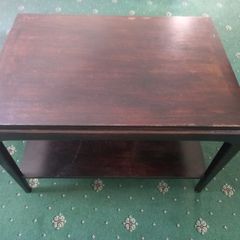 Solid hardwood coffee table