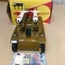 Vintage Tin Toy Joustra Friction Power Rocket Launcher Tank Image 5