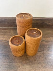 Bamboo candles