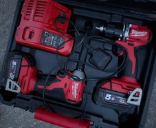 Milwaukee M18 FUEL 18V Brushless Twin Pack (2x 5.0Ah Batteries & Case)