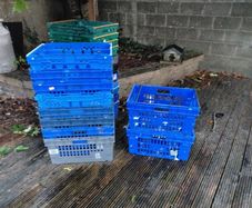 plastic crates