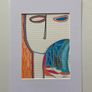 Original art Eclectic original Abstract Portrait painting contemporary Irish Art abstract painting Image 2