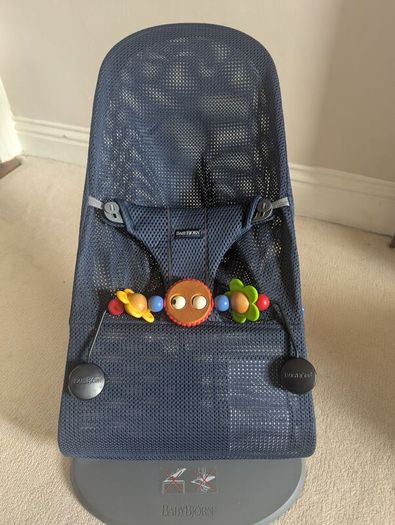 BabyBjorn Bliss Bouncer and BabyBjorn Happy Eyes Bouncer Toy