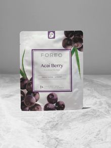 New FOREO Acai Berry Smoothing Tencel Sheet Mask