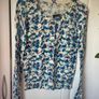 cardigan 100% cotton floral vintage inspired round neck cardigan uk 12 Image 8