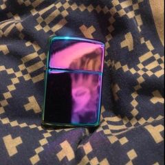 Multicolored Chrome zippo style lighter