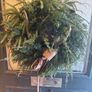 Stunning over 70 cm faux wreath vintage bow and antlers Image 2