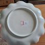 3 decorative serving plates lilac, green and gold Image 2