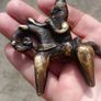 2 X Sokoto 19th Century Bronze Talisman Figures Image 8