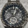 Citizen Attesa Satellite Wave GPS CC9015-54E Super Titanium Silver - Very Good Condition Image 6
