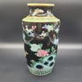 Antique Japanese 19th Century Vase Oriental Hand Painted Image 5