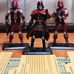GI JOE RESOLUTE Cobra red figure set