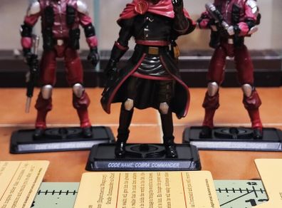 GI JOE RESOLUTE Cobra red figure set