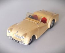Diecast Vintage Corgi Toys Triumph TR2 - Good Repaint not by Seller/No Box