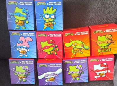 Hello Kitty TMNT MCDonalds Toys ( all in box)
