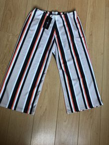 Stripe Cropped Trousers BNWT New Look