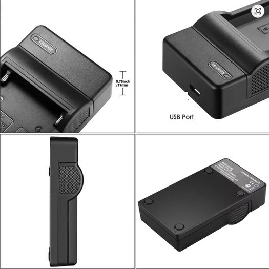 NB-4L / NB-5L USB Battery Charger for Canon - Universal LED Charger - 01111