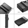 NB-4L / NB-5L USB Battery Charger for Canon - Universal LED Charger - 01111 Image 5
