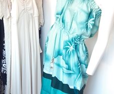 Vintage novelty Halter dress 1970s boats