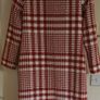 M&s Red Mix Coat Size Uk 8 Nwt Image 3