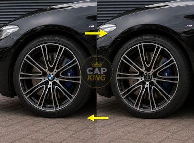 BMW Centre Caps (56mm)All Black - Free Post
