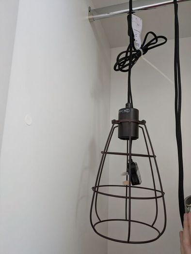 2x new lamps, industrial style