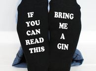 main image for ad If You Can Read This, bring me a gin Socks Mens