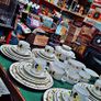 Large Arklow pottery Autumn leaves dinner set Image 4