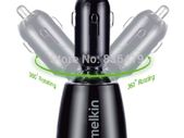 360 Degrees Rotating Dual USB Car Charger Quick Charge 5V 2.1A/2-Port Swivel Car Chargers for iPhone 6 iPad Mobile Devices