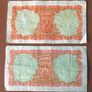 Two Irish 10 shillings notes Image 2
