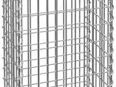 Gabion Stone Basket, Corrosion Resistant and Durable, Mesh 5 x 10 cm,