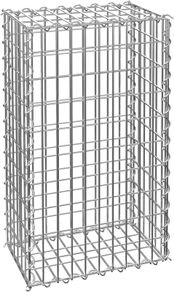 Gabion Stone Basket, Corrosion Resistant and Durable, Mesh 5 x 10 cm,