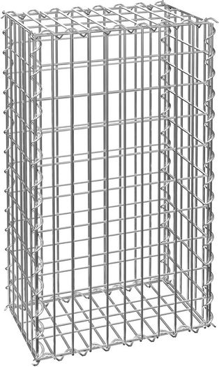 Gabion Stone Basket, Corrosion Resistant and Durable, Mesh 5 x 10 cm,