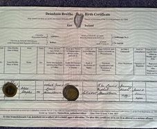 C.S. Lewis - Irish born writer - Birth Certificate