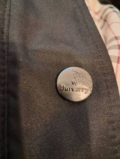 Authentic Burberry hooded Trench Coat