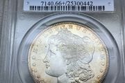 USA 1882 S silver Morgan dollar PCGS MS66+