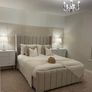 Indiana Panel Wingback Bed Frame With Mattress Opt Image 2
