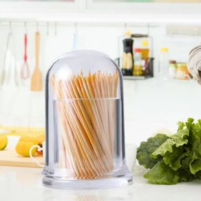 Transparent Toothpick Holder - New