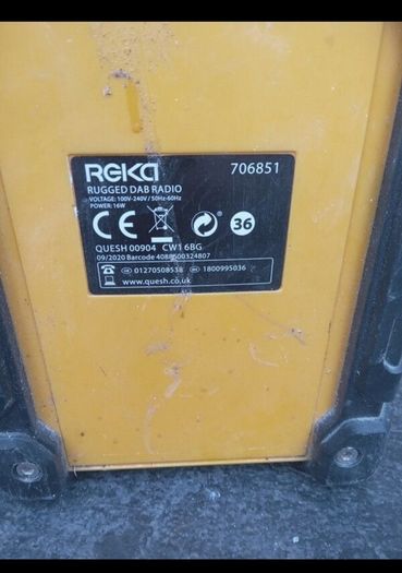 Reka Rugged DAB Radio