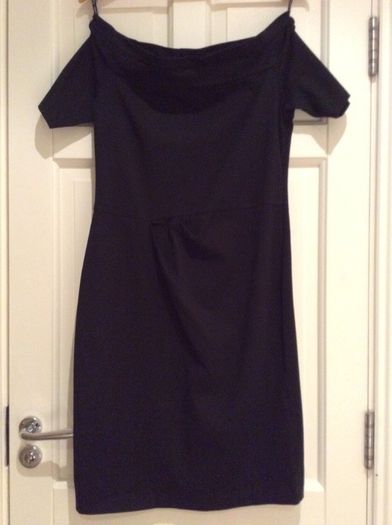 Stunning Italian Designer Byblos Dress black bateau neckline 14