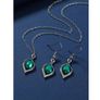 Boho Style Set: Earrings + Pendant - nice gift + other designs available Image 10