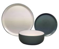 F&F HOME Aura Sea Green 12 Piece Dinner Set x 2