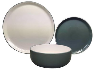 F&F HOME Aura Sea Green 12 Piece Dinner Set x 2