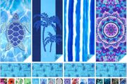 Beach Towels 4 Pack - Oversized Microfibre Quick Dry - Brand New